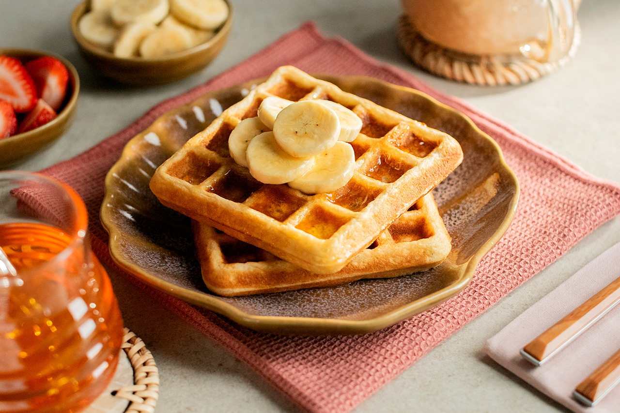 Jogos de culinária waffles com rabanadas da Sara